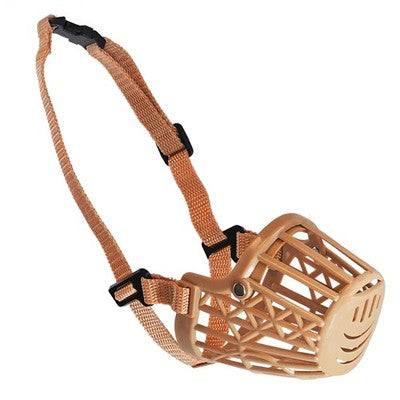 Nobby Maulkorb Größe XXS-XL schwarz/braun Kunststoff Nylon Hundemaulkorb Hund