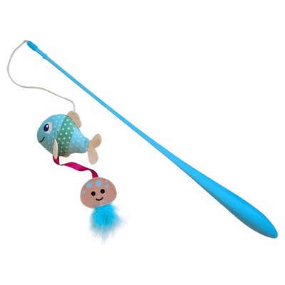 Nobby Katzenangel Fisch mit Katzenminze Katzenspielangel Spielzeug Angel Katze