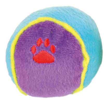 Trixie Zubehör Hundehaltung Spielball, Kurzhaar-Plüsch bunt, Durchm. 6 cm