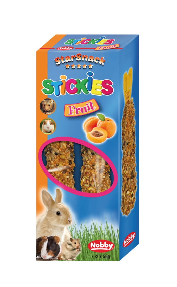 Nobby 10x Stickies Nager Frucht Nuss Gemüse Knabbersticks Nagersnack Snack