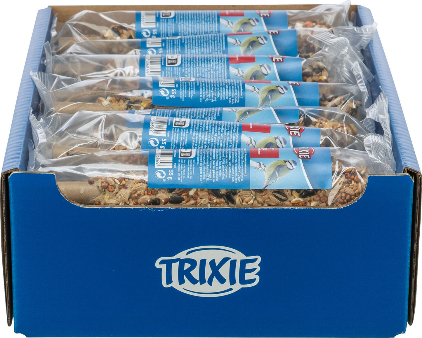 20x Trixie Futterstange mit Sonnenblumenkernen für WIldvögel 55 g