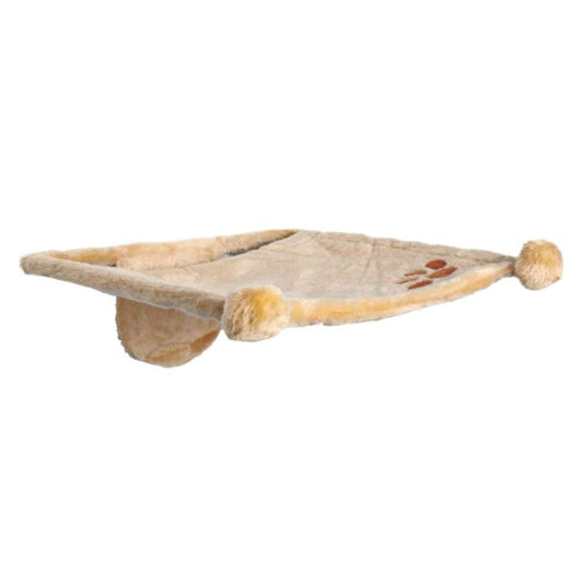 Trixie Plüschmulde zur Wandbefestigung, 42 x 41 cm Liegeplatz katze beige