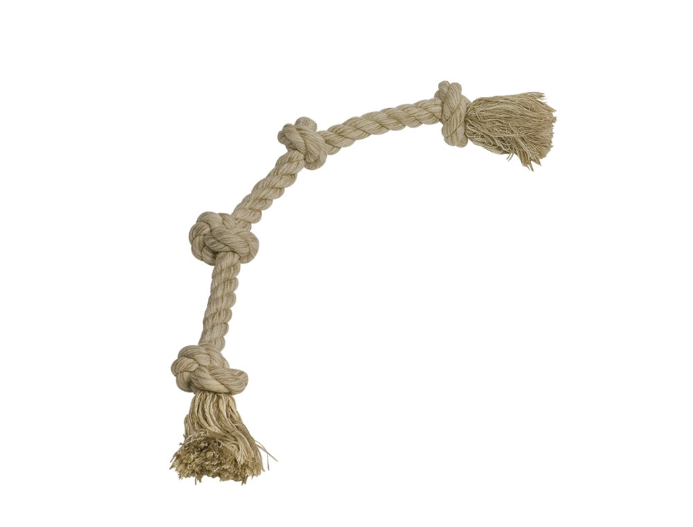 Nobby Spielseil Sisal-Cotton-Mix Tau Spieltau Knotenseil Zahnpflege Hund