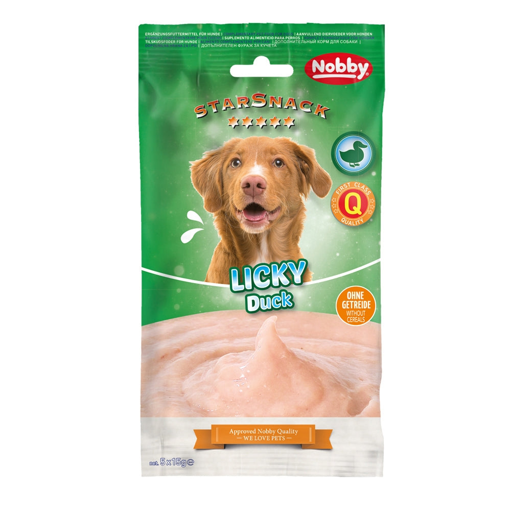 Nobby Starsnack Licky Dog 75g Hundesnack Leckerli Schleckcreme Hund