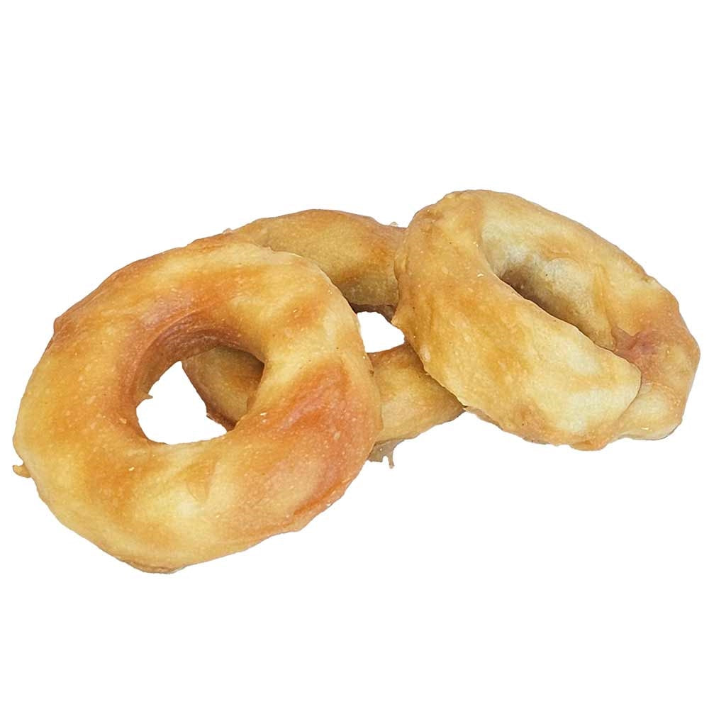 Nobby Hunde Leckerli BBQ Chicken Donuts Kollagen für gesunde Gelenke 110g Snack