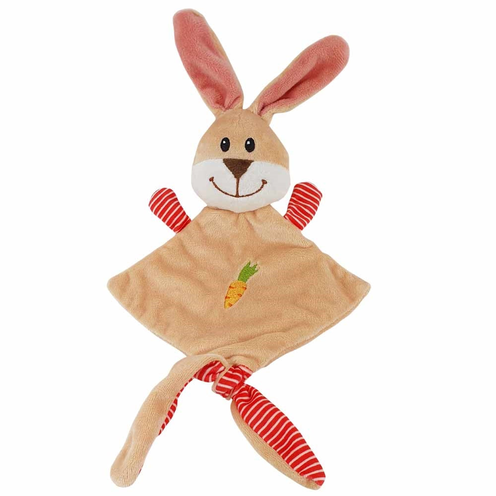 Nobby Hundespielzeug Plüschtier flach knisternd Kuscheltuch Spielzeug Hund Welpe