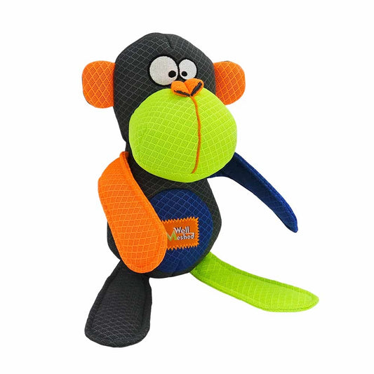 Nobby Hundespielzeug Affe Mesh 37cm knisternd quietschend Spielzeug Hund
