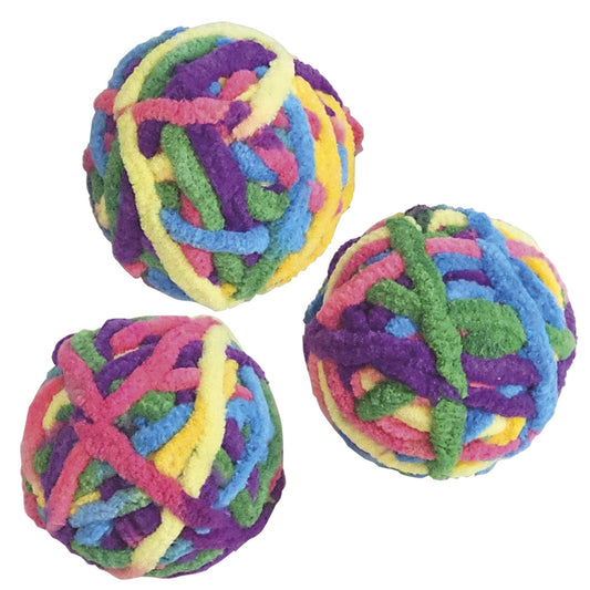 Nobby Katzenspielzeug Wollball mit Katzenminze und Rassel Ball Katze Spielzeug