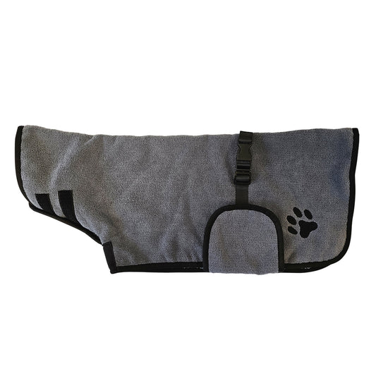 Nobby Hundebademantel Dry & Clean schnell trocknend Mikrofaser für Hunde Baden