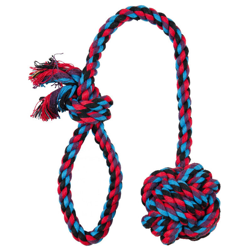 Trixie Spieltau mit eingeflochtenem Ball  5,5/30 cm Hund Dog