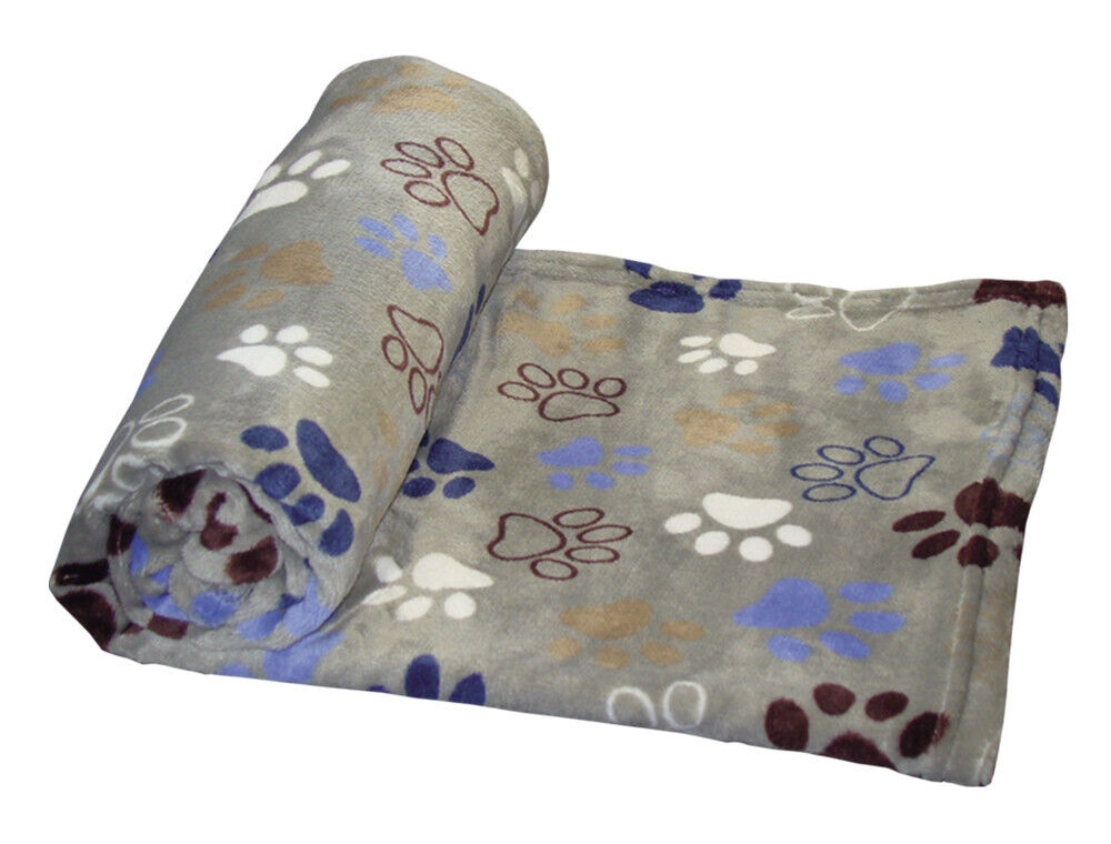 Nobby  Fleece Plaid "LISSI" Classic hellgrau; 75 x 100 cm Hundedecke