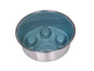 Nobby  Anti-Schling Edelstahlnapf "PAW", rutschfestgraugruen; 16 cm 0,82 ltr