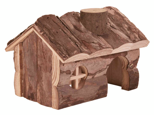 Trixie Natural Living Haus Hendrik Nagerhaus Nager Hamster Maus Holz Versteck 