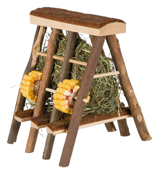 Trixie Nager Heuraufe mit Heu  17 x 20 x 17  Meerschweinchen Kanninchen