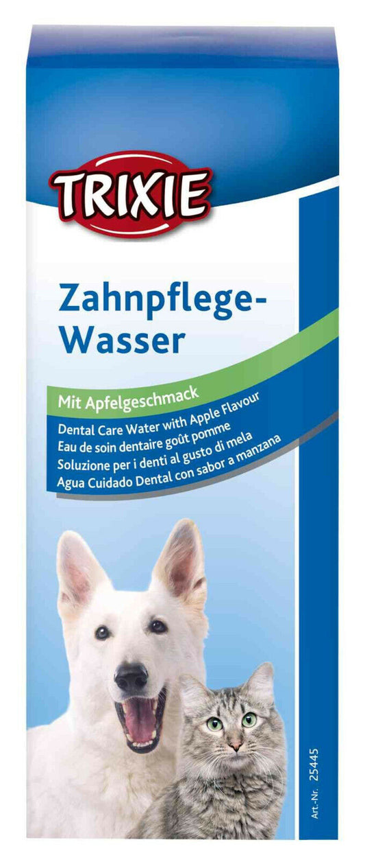 Trixie Zahnpflege-Wasser mit Apfelaroma 300 ml Maulhygiene Hund Katze 