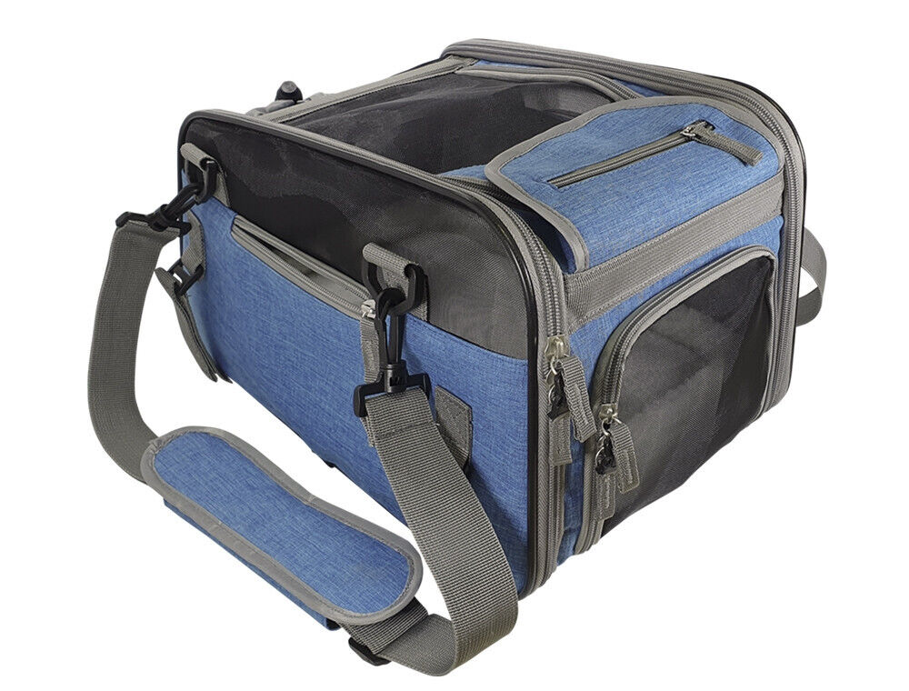 Nobby  Fahrradtasche "TOUR"blau 40 x 24 x 24 cm Hund Katze Dog Cat Transport