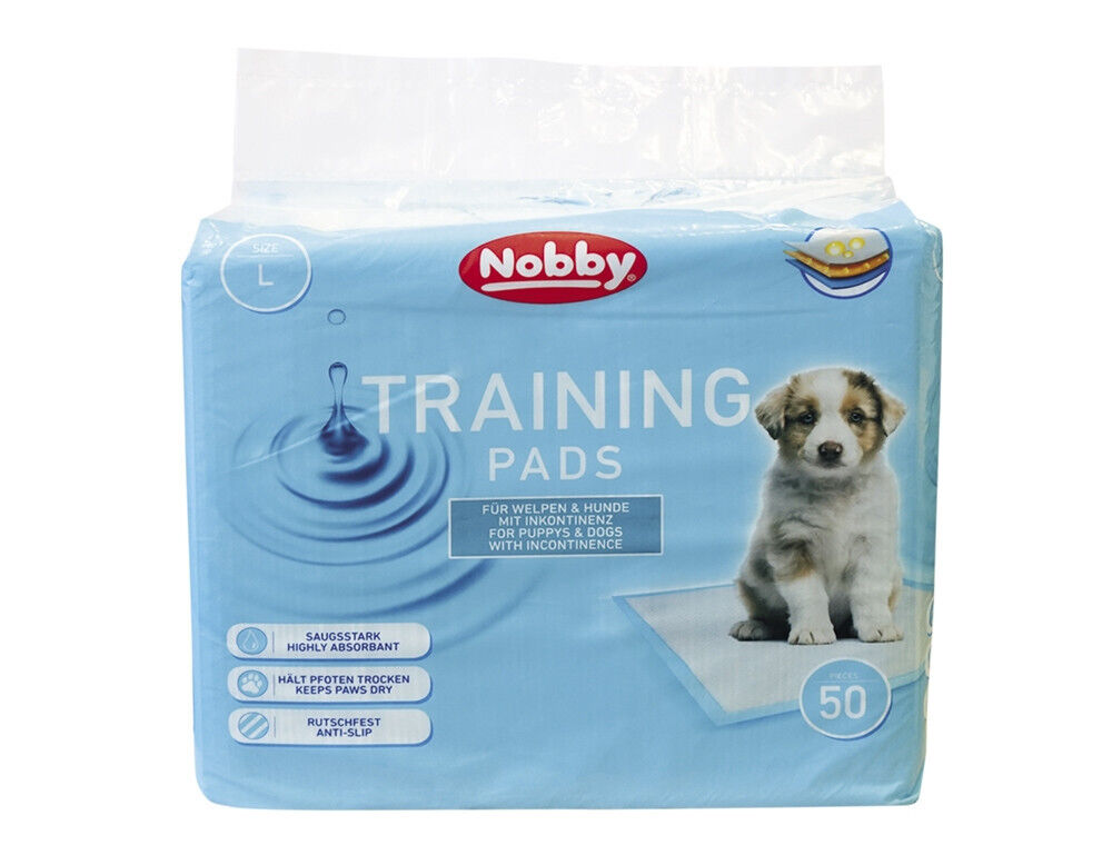 Nobby  Training Pads 50 St.; L ; 60 x 60 cm Hund Dog Welpen Puppy