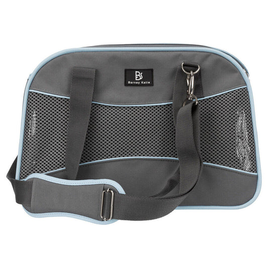 Trixie Tasche Alison grau/blau Hunde formstabil Polyester