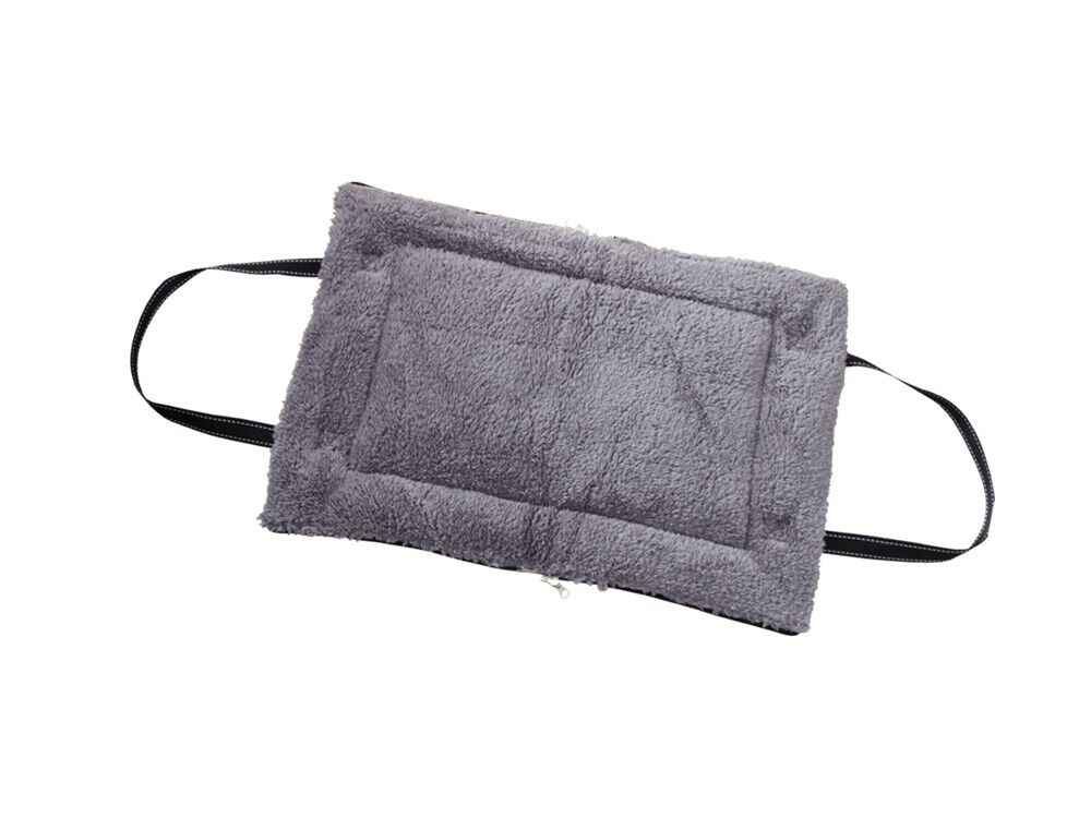 Nobby Matte Tasche eckig grau SHANTA 60 cm Mikrofaser Softplüsch Hund Katze