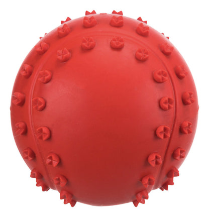 TRIXIE Hundespielzeug Ball Naturgummi mit Stimme Spielball Kauspielzeug Hunde