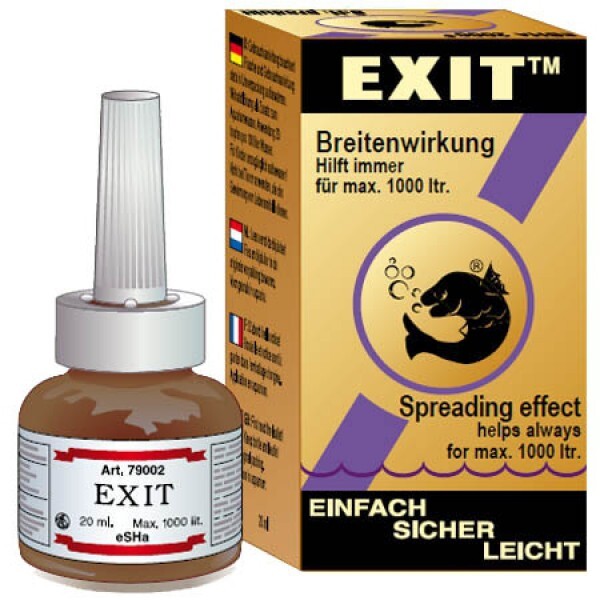 eSHa Exit 20ml gegen Pünktchenkrankheit Ichthyo Arzneimittel für Zierfische