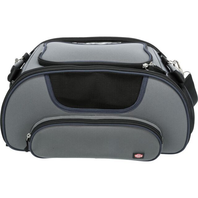 Trixie Airline Tasche Wings grau blau bis 20kg Flugreisetasche Hund Urlaub