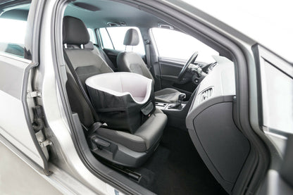 Trixie 13176 Hunde Autositz schwarz/grau Reisebettchen Transport Sicherheit Hund