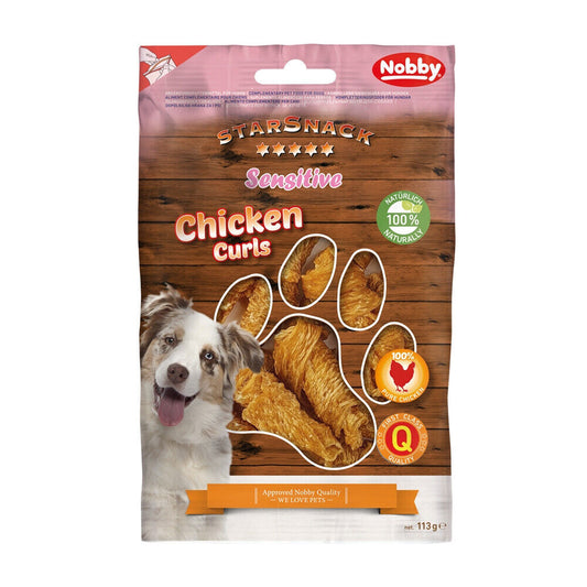 Nobby Hund Snack Leckerlie StarSnack SENSITIVE Chicken Curls ca. 113 g