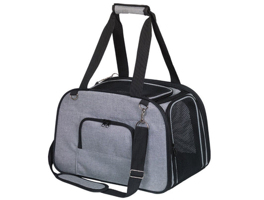 Nobby  Tasche "TALI"grau; 43 x 28 x 28 cm Hund Katze Dog Cat Transport