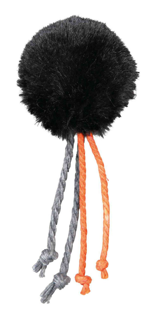 10 Stück Katzenspielzeug Ball mit Band Plüschball Katze Cat Spielzeug 4 cm*