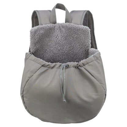 Trixie Hunde Fronttasche Molly bis 4kg grau Taillengurt Rucksack Polyester