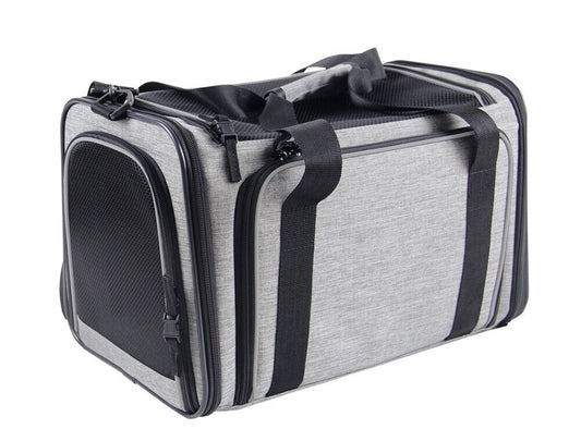 Nobby  Tasche "EXTEND"grau 45 x 28 x 28 cm Hund Katze Dog Cat Transport