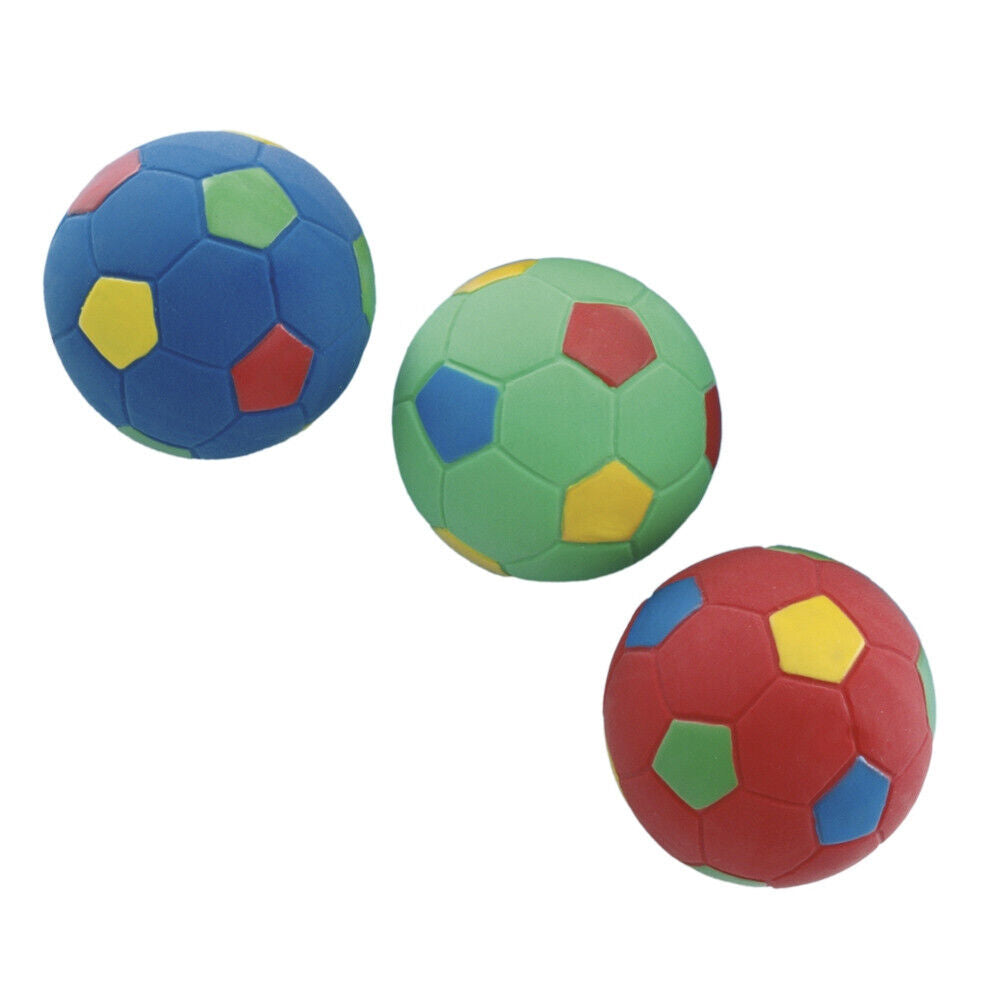 Nobby  Latex Fussballmehrfarbig 8 cm Hund Spielzeug Kauen