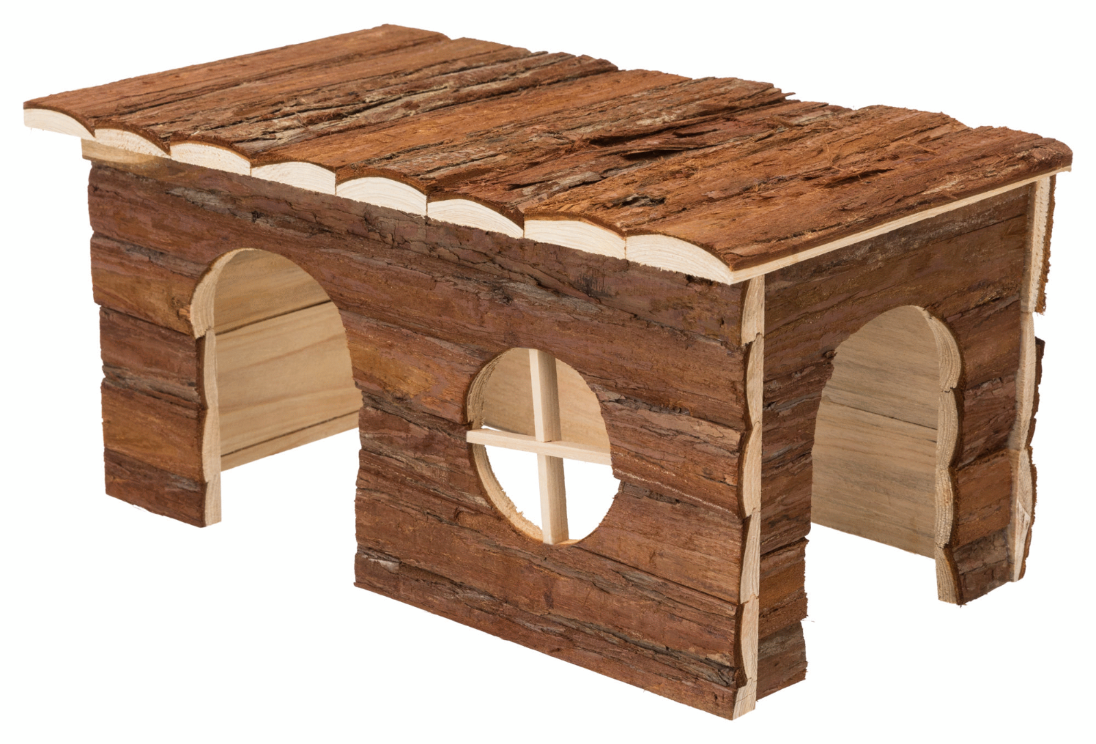 Trixie Natural Living Holz Jerrik Haus Hamster Haustier Ratte Rennmaus Meerschwe
