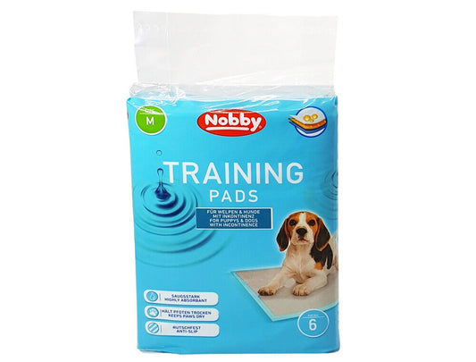 Nobby  Training Pads6 St., L - 62,5 x 48 cm Hund Dog Welpen Puppy