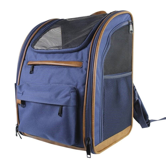 Nobby Rucksack TOMEK blau 43x20x28cm bis 8kg Tragetasche Tasche Hund Katze
