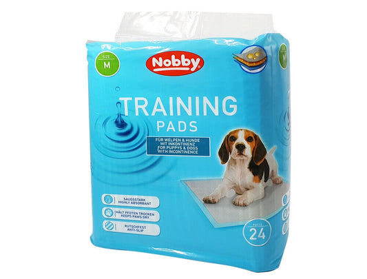Nobby  Training Pads 24 St., L - 62,5 x 48 cm Hund Dog Welpen Puppy
