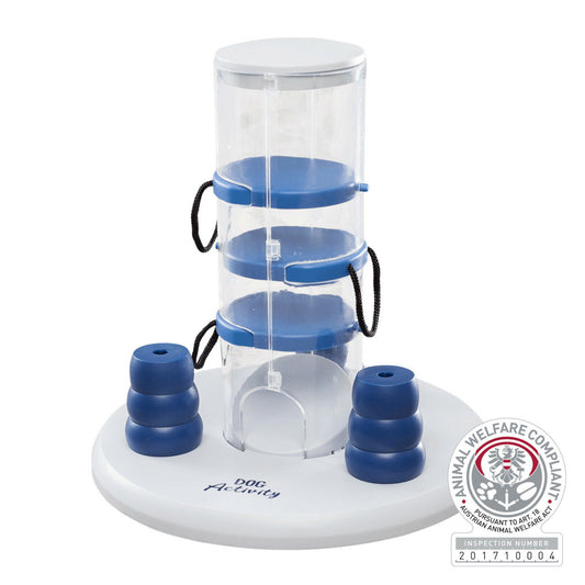 TRIXIE Stategie-Spiel Hunde Activity Intelligenzspielzeug Gambling Tower / Box