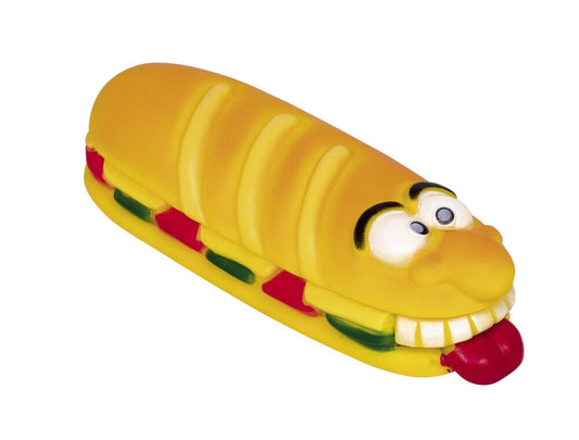Nobby  Vinyl Sandwich "CLASSIC" mit Squeakerfarbig   19 cm Spielzeug