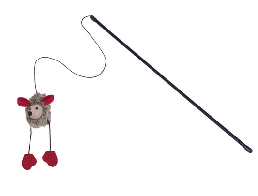 Nobby  Angel mit Plüsch Maus, mit Sound6 cm; 50 cm Katze Spielzeug