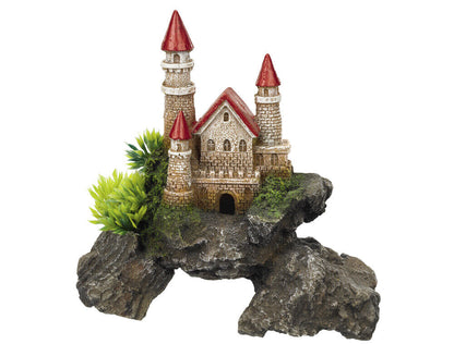Nobby  Aqua Ornaments "SCHLOSS" mit Pflanzen15,5 x 8 x 15,5 cm