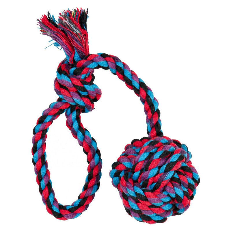 Trixie Spieltau mit eingeflochtenem Ball  5,5/30 cm Hund Dog