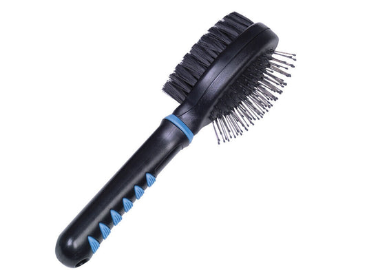 Nobby  COMFORT LINE bürste doppelt klein; 18 cm Hund Katze Bürste Kamm Softbürst