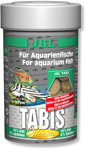 JBL Tabis 100ml Premium Futter Futtertabletten mit Krill und Spirulina