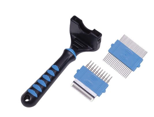 Nobby  COMFORT LINE 4 in 1 Hund Katze Bürste Kamm