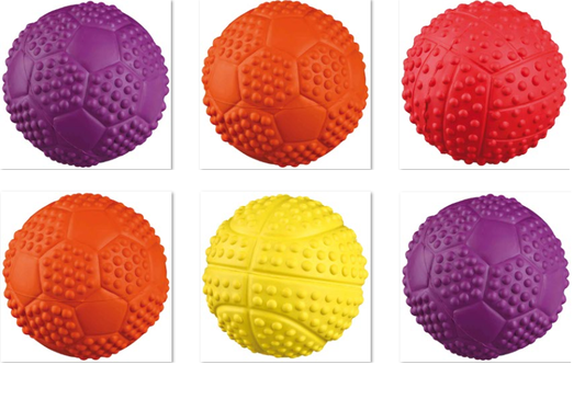TRIXIE Hundespielzeug Trixie Hunde Spielball Quietscher Ball Spielzeig 