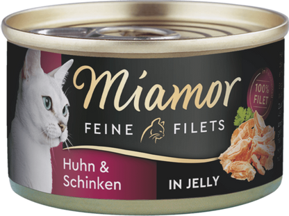 6 Stück Adult Katzenfutter Nassfutter Miamor Feine Filets Jelly MixPaket Cat