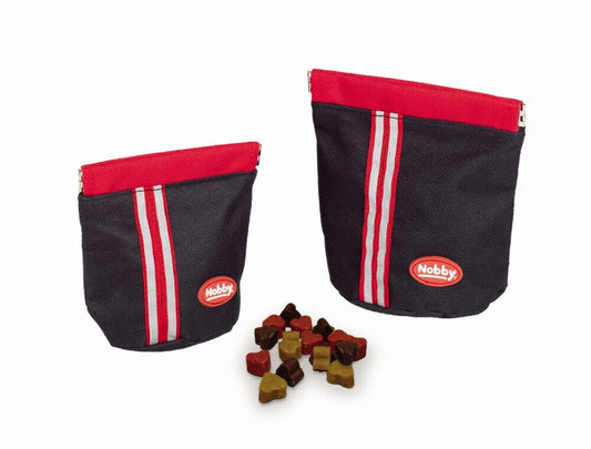 Nobby  Snackbeutel mit Schnappverschluss klein 11 x 11 cm Trainer Snack Tasche