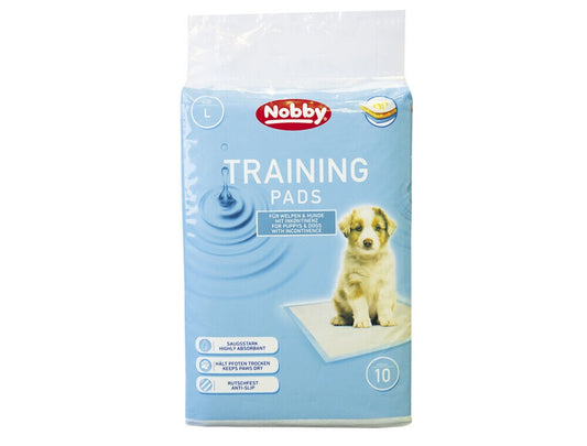 Nobby  Training Pads 10 St.; L ; 60 x 60 cm Hund Dog Welpen Puppy