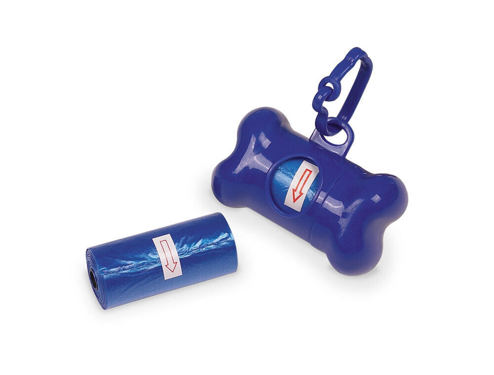 Nobby  TidyUp Kotbeutelspender "BONE"blau incl. 2 Rollen a 15 Beutel Hund Dog